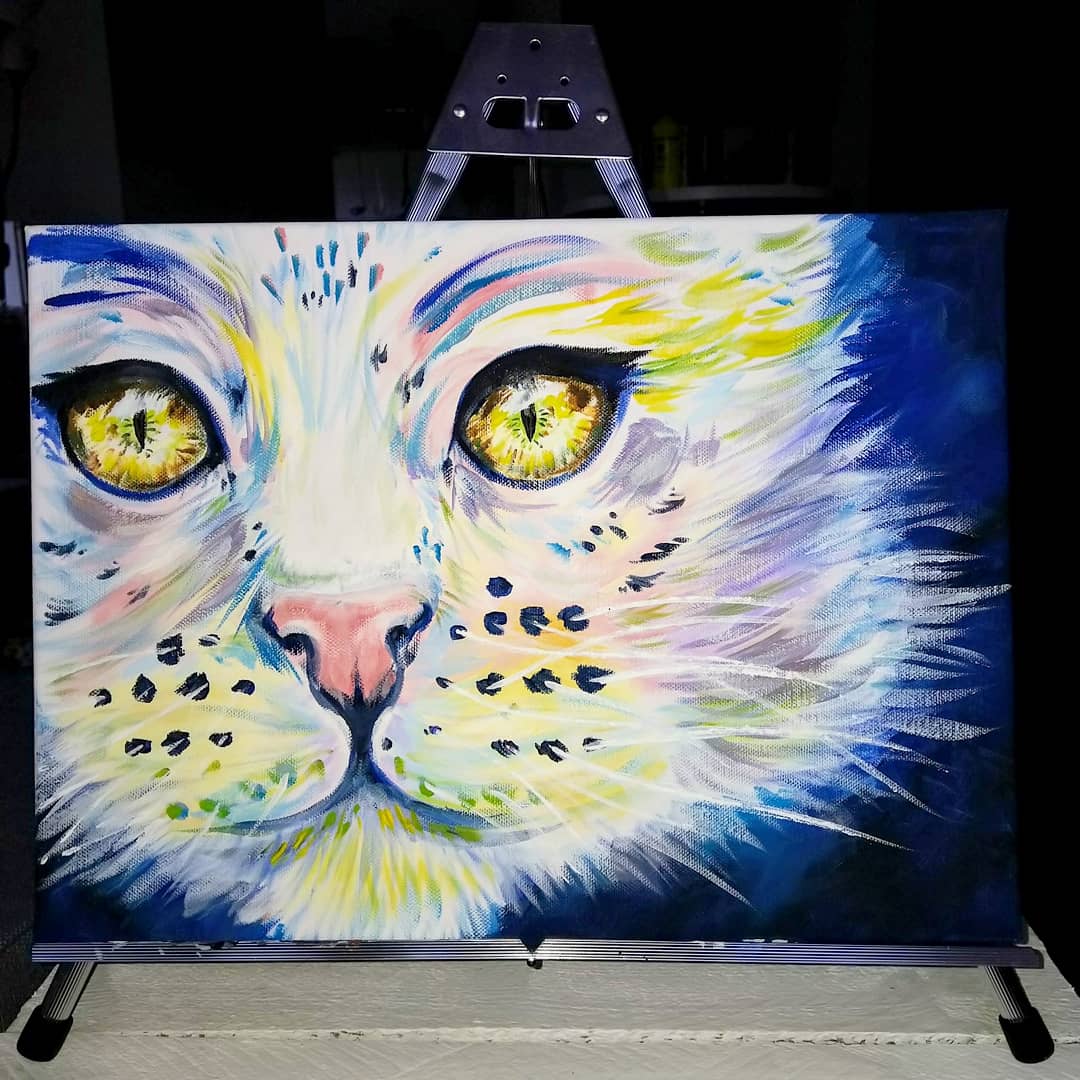 ArtNight Motiv Bunte Katze